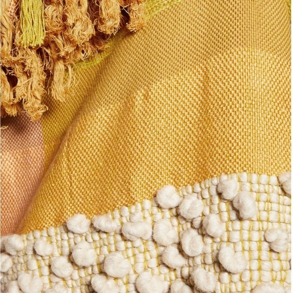 Anthropologie x All Roads Textured Bloomfield Throw Blanket Size 50x60 Inches